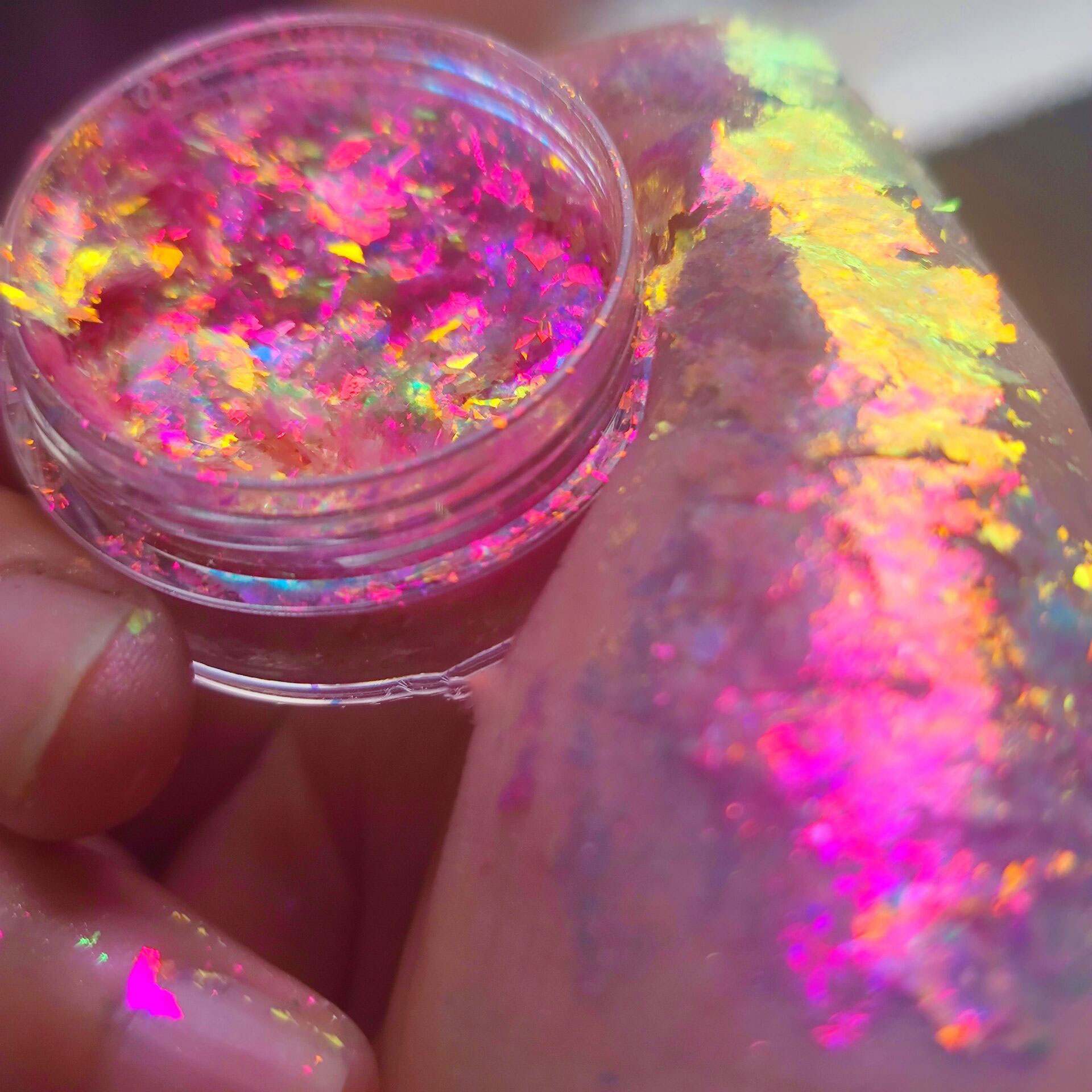 Sparkly Chameleon Nail Opal Fl - Nail Glitter Chrome recension och pris