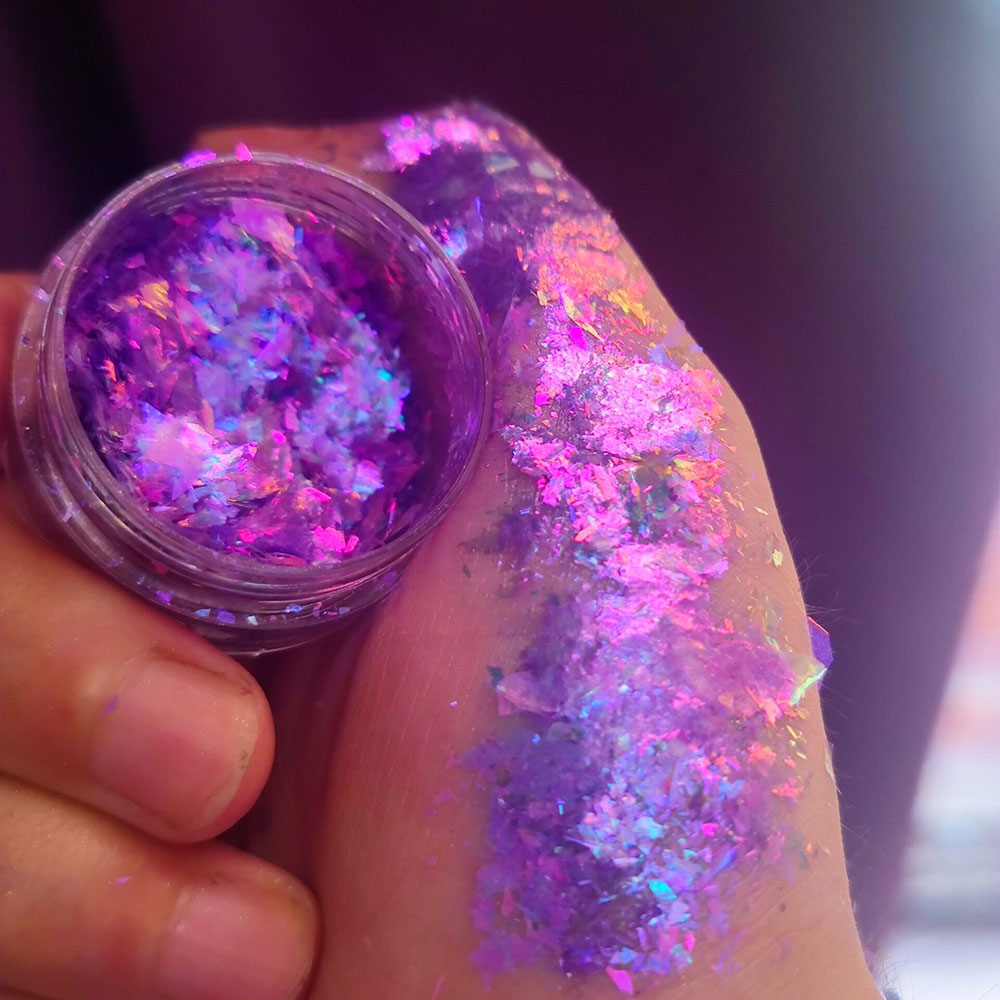 Sparkly Chameleon Nail Opal Fl - Nail Glitter Chrome recension och pris