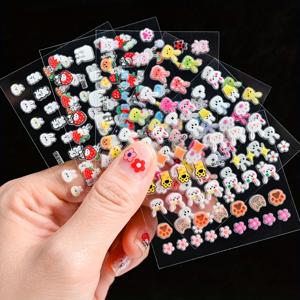 30 piece luminous nail sticker - Nail Art France recension och pris