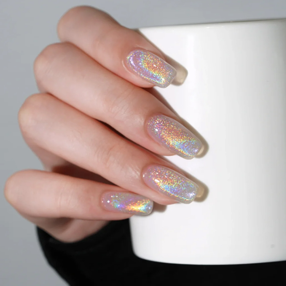 1bottle Holographic Chrome Nai - Nail Glitter Chrome recension och pris