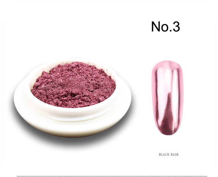 1 Box Metallic Glitter Nail Po - Nail Art Rose Gold recension och pris