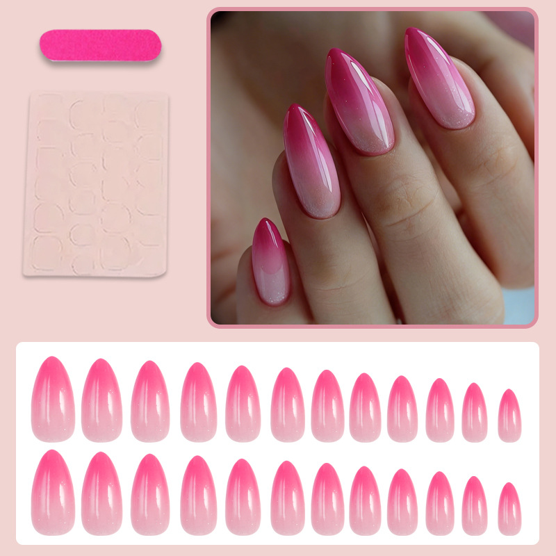 24PCS almond shaped texture na - Nail Art Simple recension och pris