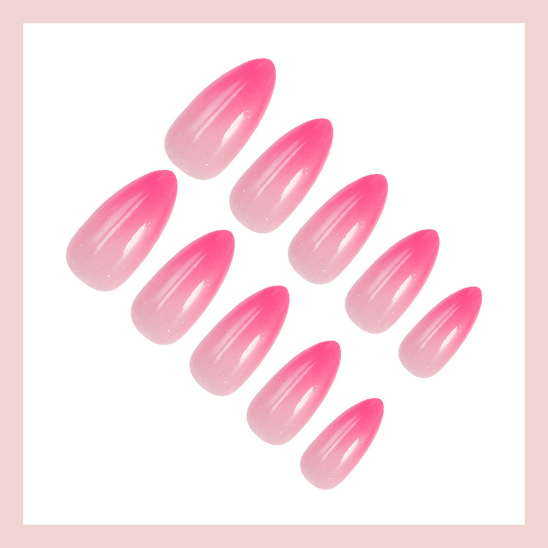 24PCS almond shaped texture na - Nail Art Simple recension och pris