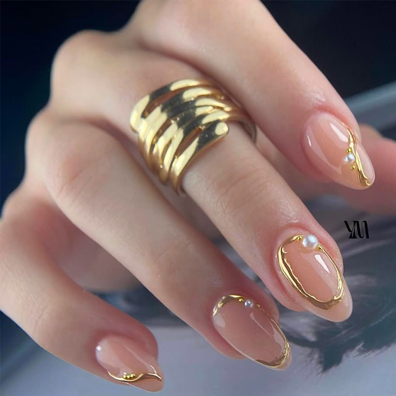 MTSSII 2/3Pcs Metallic Liner G - Nail Art Rose Gold recension och pris