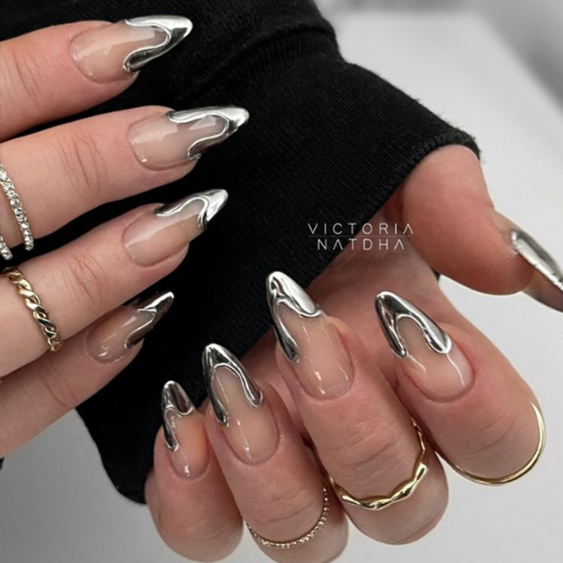MTSSII 2/3Pcs Metallic Liner G - Nail Art Rose Gold recension och pris