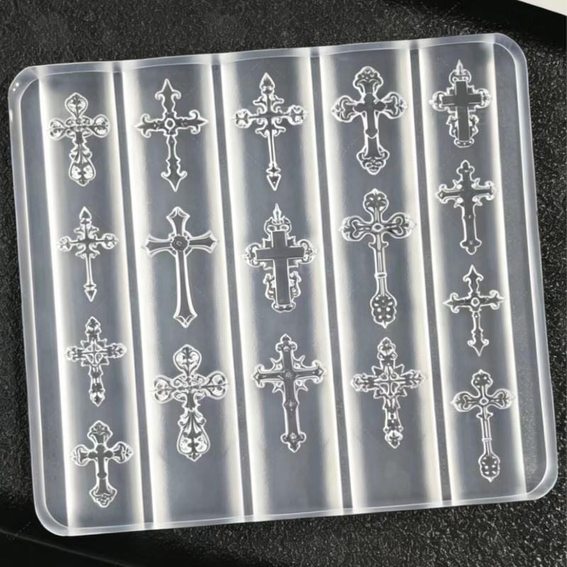 1Pcs Transparent Silicone DIY  - Nail Art Gothic recension och pris