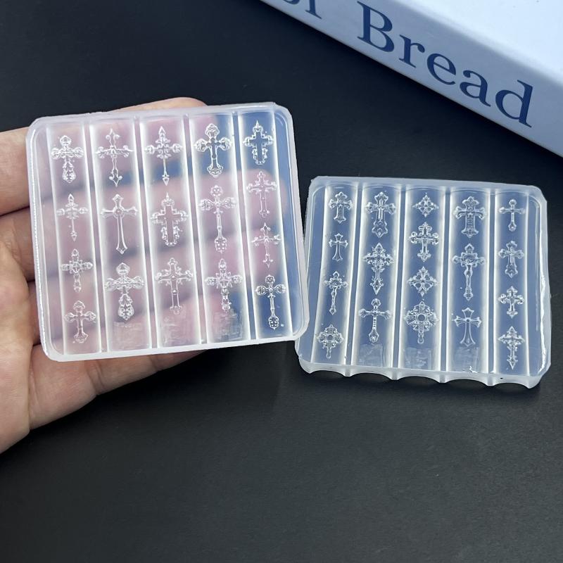 1Pcs Transparent Silicone DIY  - Nail Art Gothic recension och pris