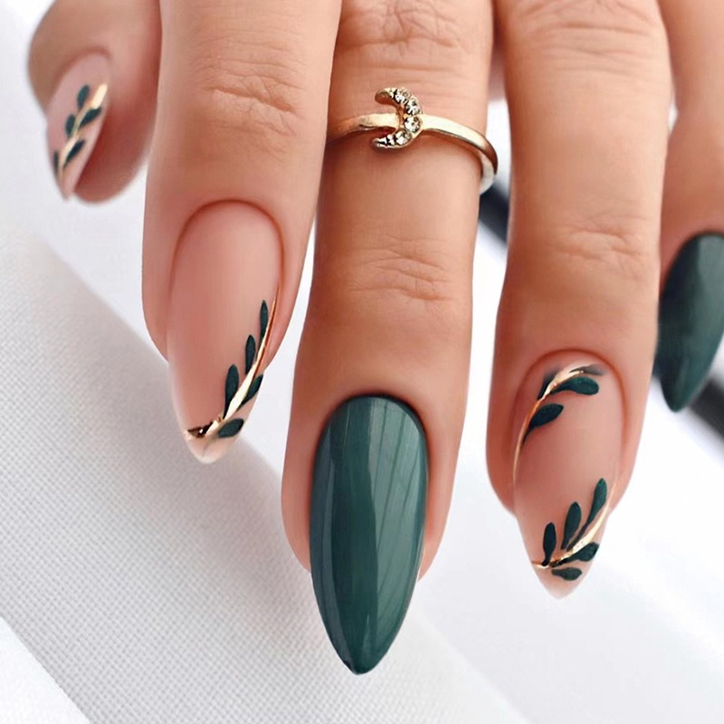 24P/Set Medium-length Almond P - Nail Art Simple recension och pris
