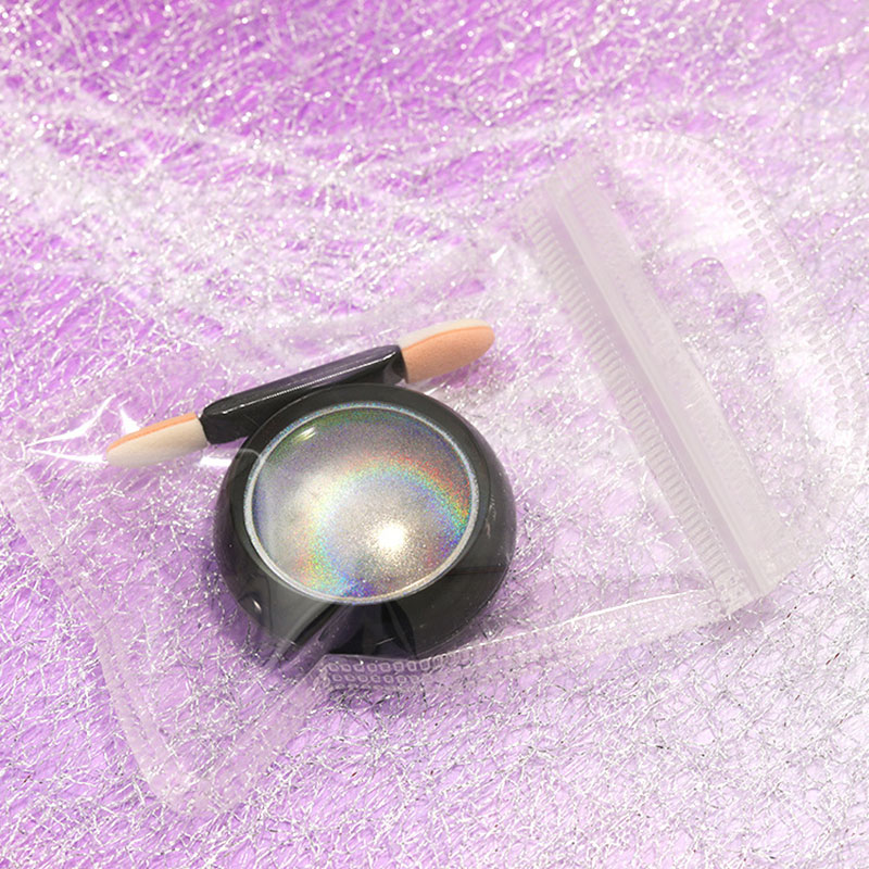 6 Colors Chrome Laser Nail Pow - Nail Glitter Chrome recension och pris