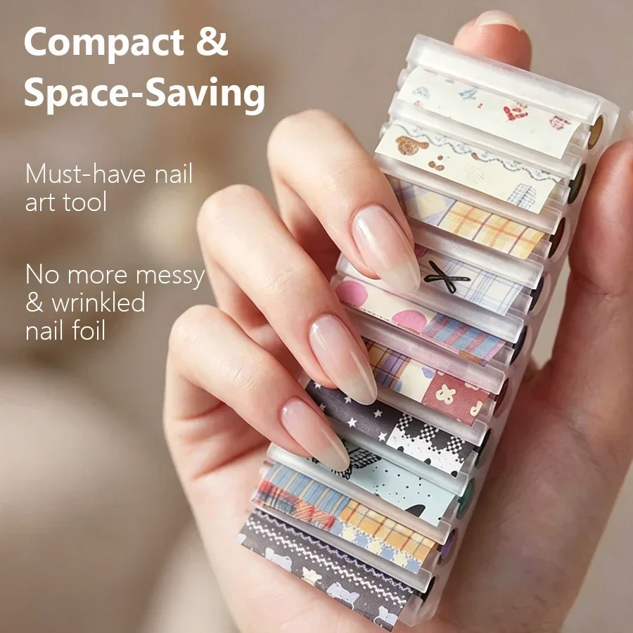 Portable 10-Grid Nail Starry F - Nail Art Simple recension och pris