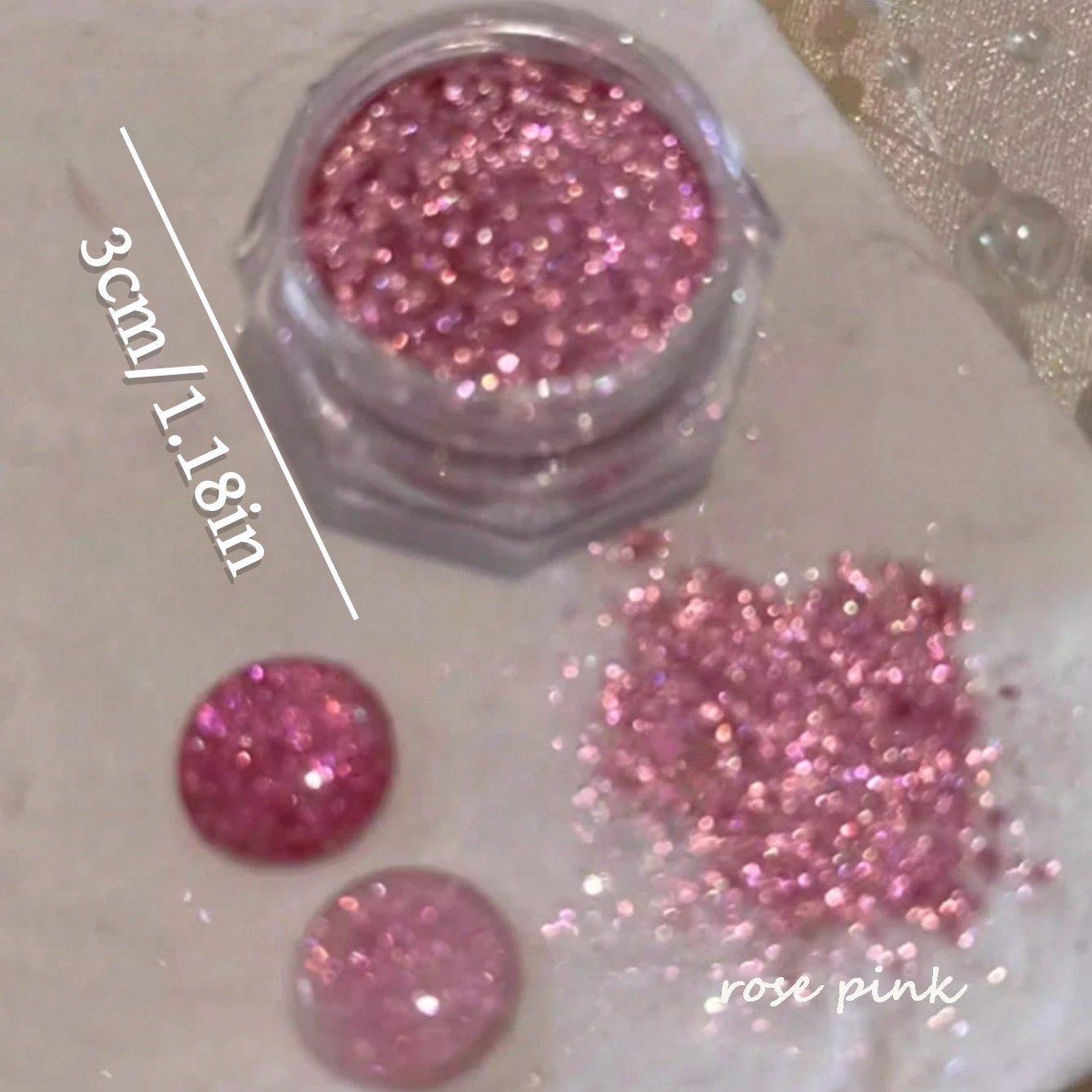 Sea Salt Crystal Diamond Nail  - Nail Glitter Chrome recension och pris
