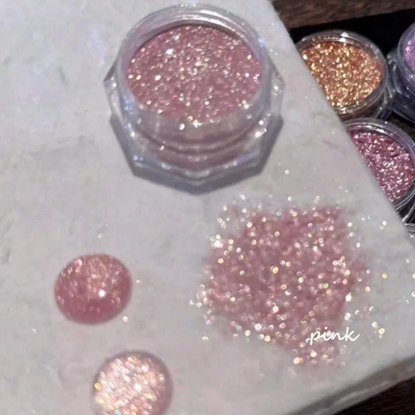 Sea Salt Crystal Diamond Nail  - Nail Glitter Chrome recension och pris