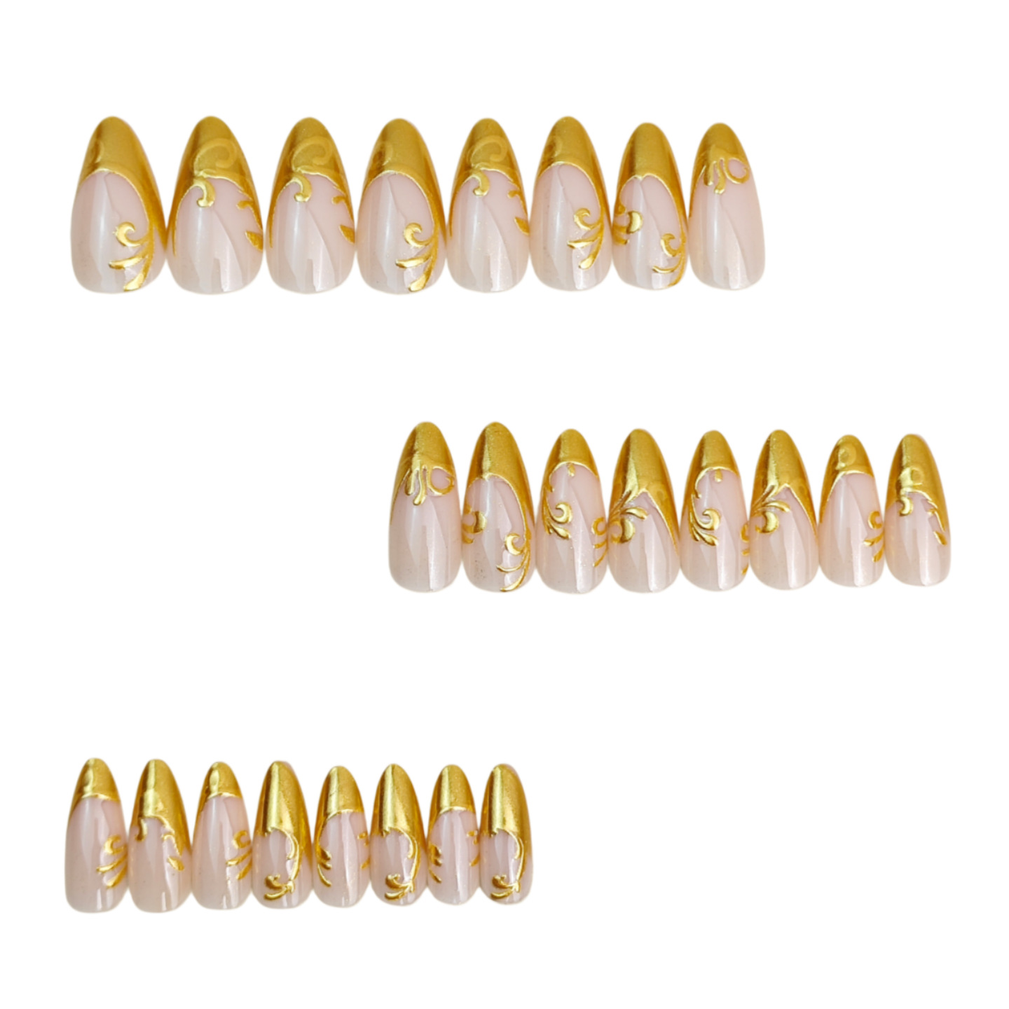 3D fake nails for women girls  - Press On Nail Set recension och pris