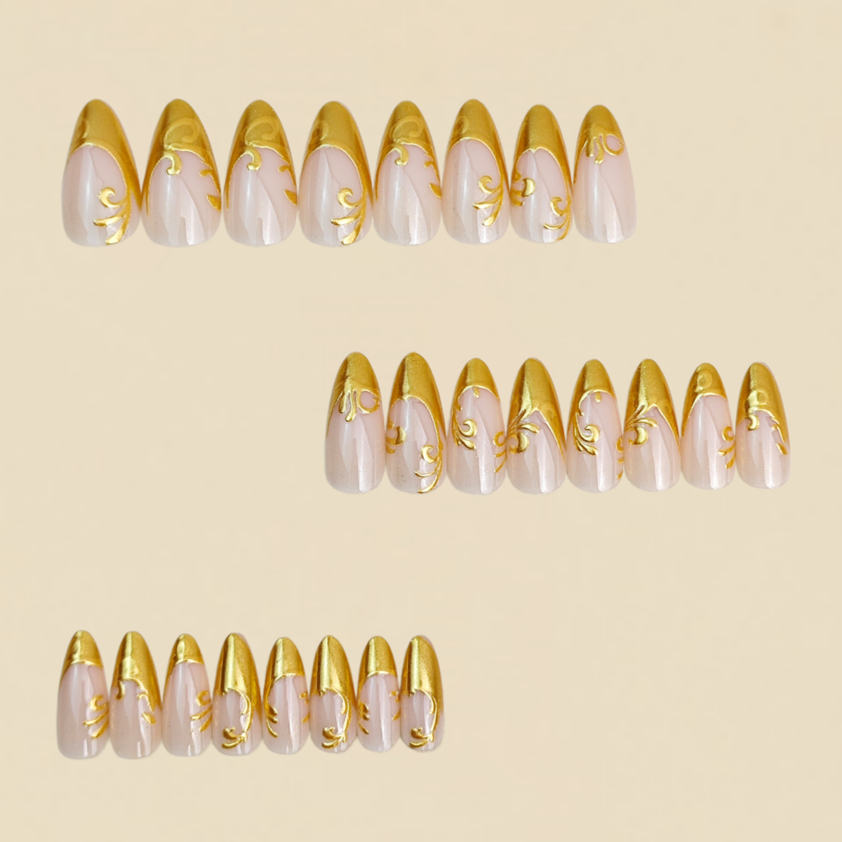 3D fake nails for women girls  - Press On Nail Set recension och pris
