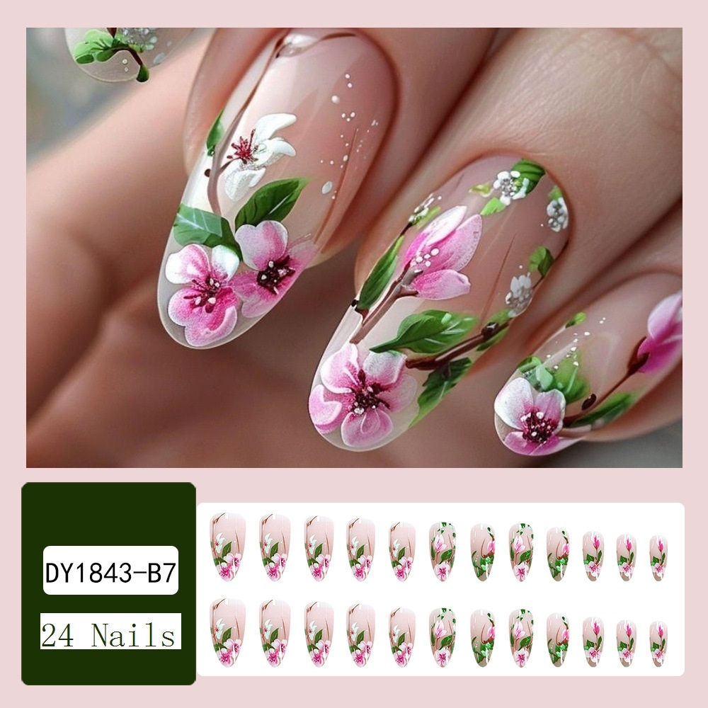 Short Almond Press on Nails 3D - Press On Nail Set recension och pris