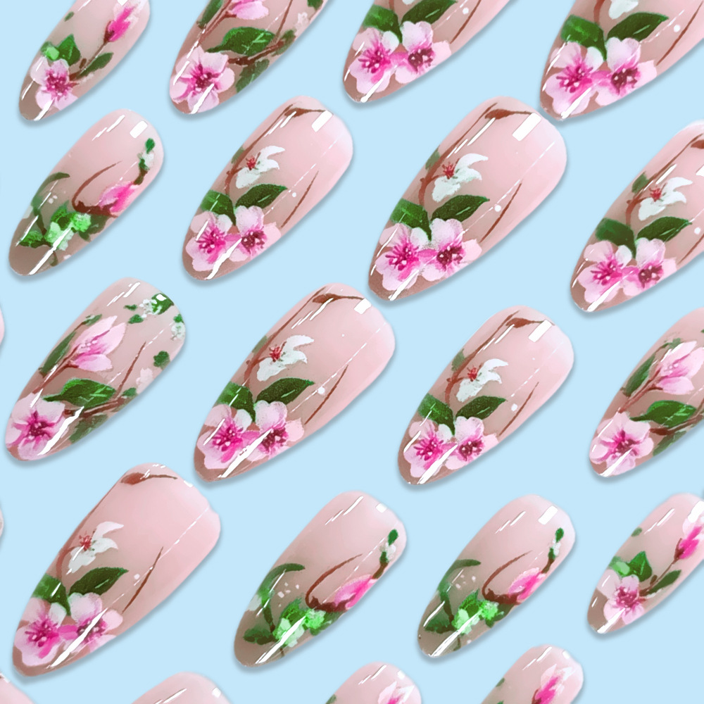 Short Almond Press on Nails 3D - Press On Nail Set recension och pris