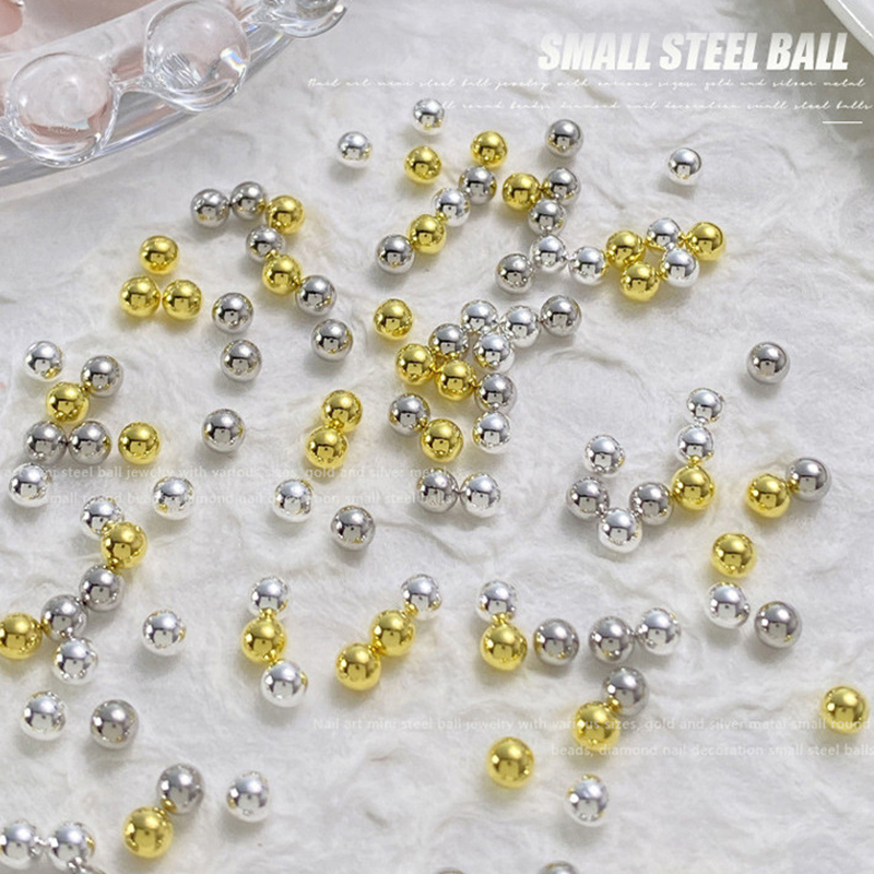 Nail Caviar Beads 0.4/0.6/0.8/ - Nail Art Rose Gold recension och pris