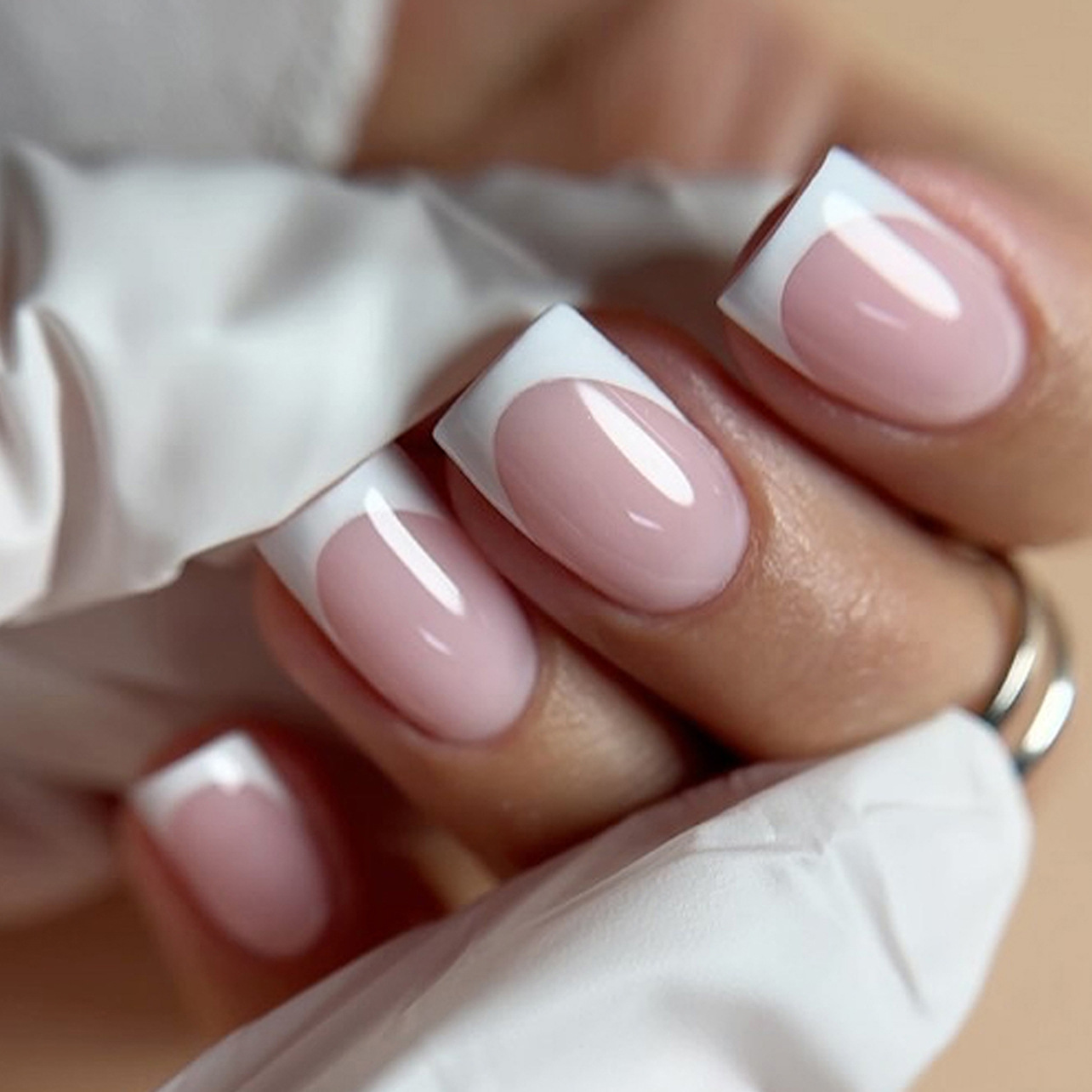 24pcs Simple White French Pres - Nail Art Simple recension och pris