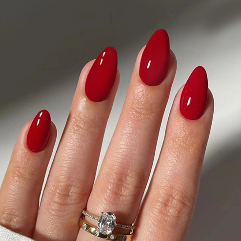 24pcs Solid Color False Nails  - Nail Art Simple recension och pris