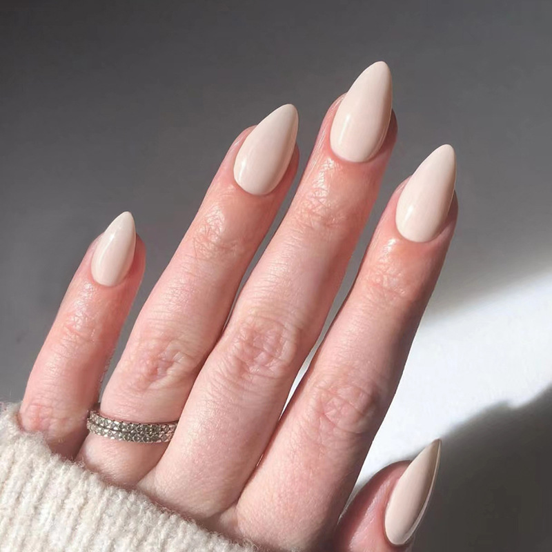 24pcs Solid Color False Nails  - Nail Art Simple recension och pris