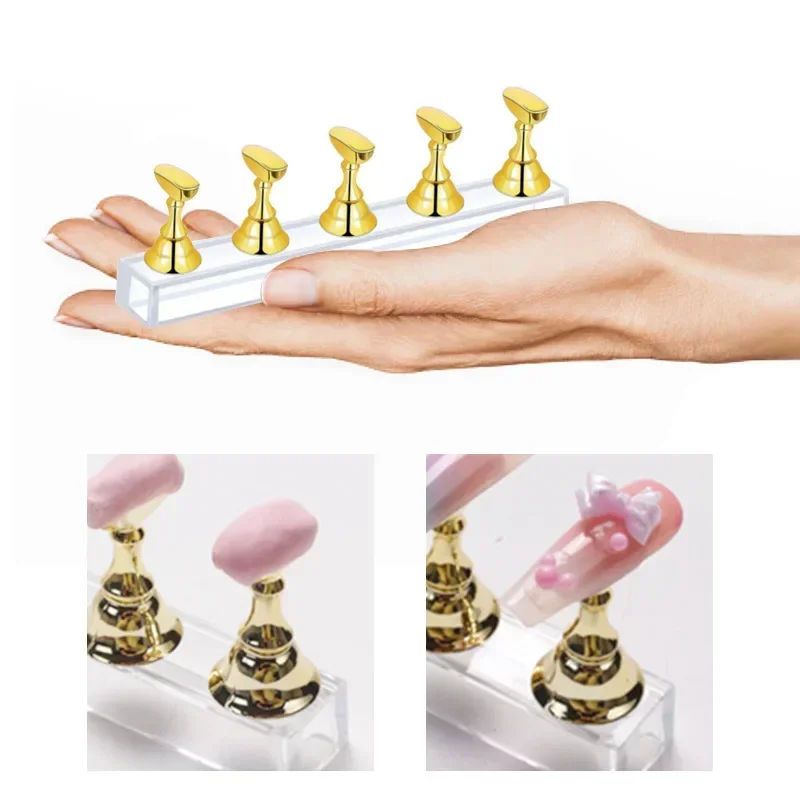 5PCS/Pack Chess Magnetic Nail  - Nail Art Rose Gold recension och pris