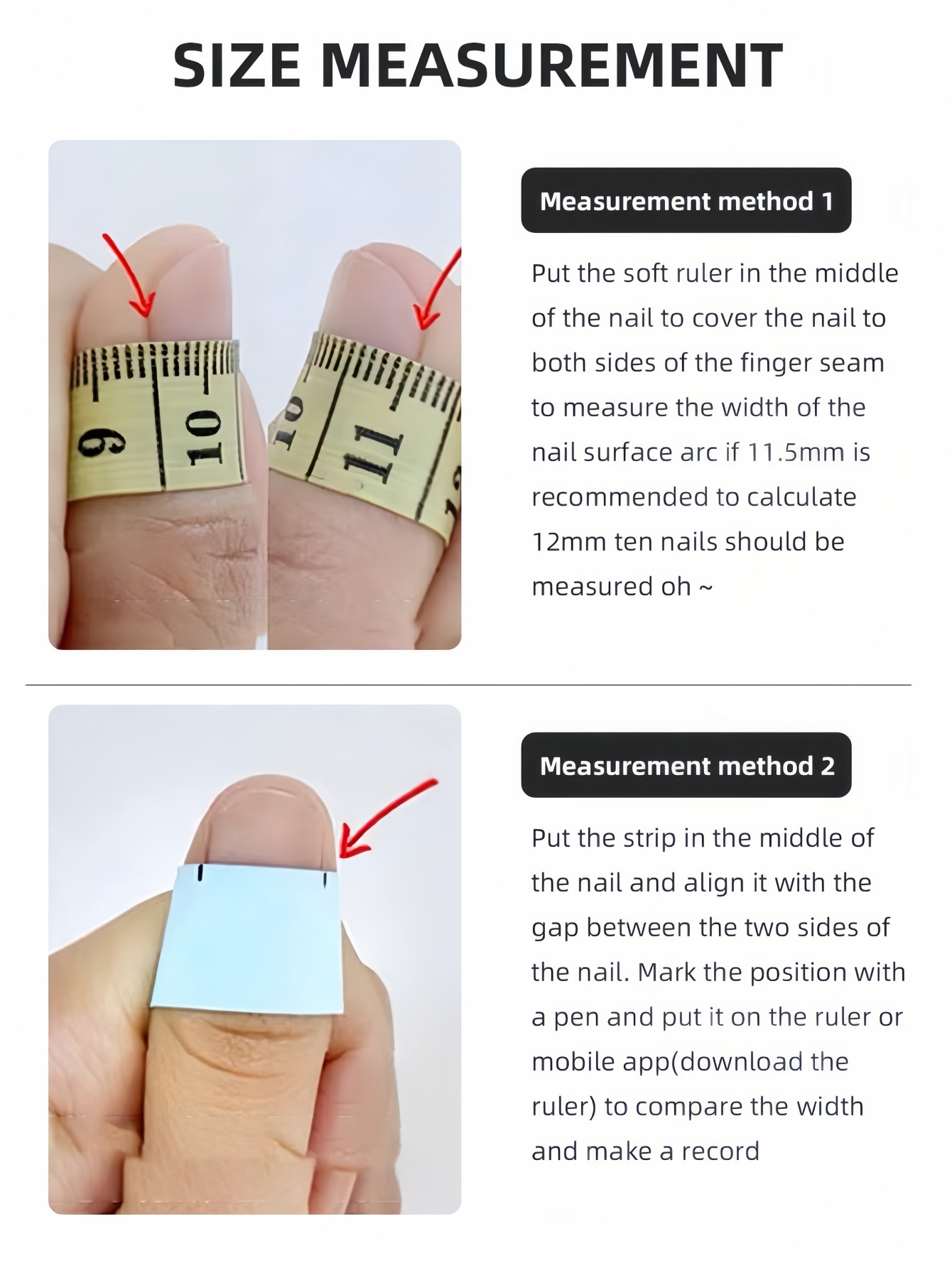 10-Piece Set of Macaron Rainbo - Press On Nail Set recension och pris