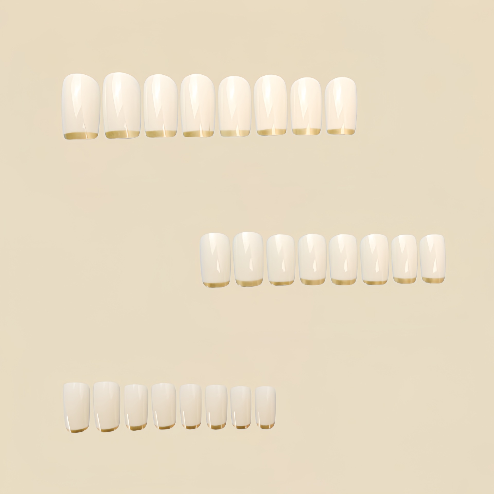 Medium fake nails for women Be - Press On Nail Set recension och pris