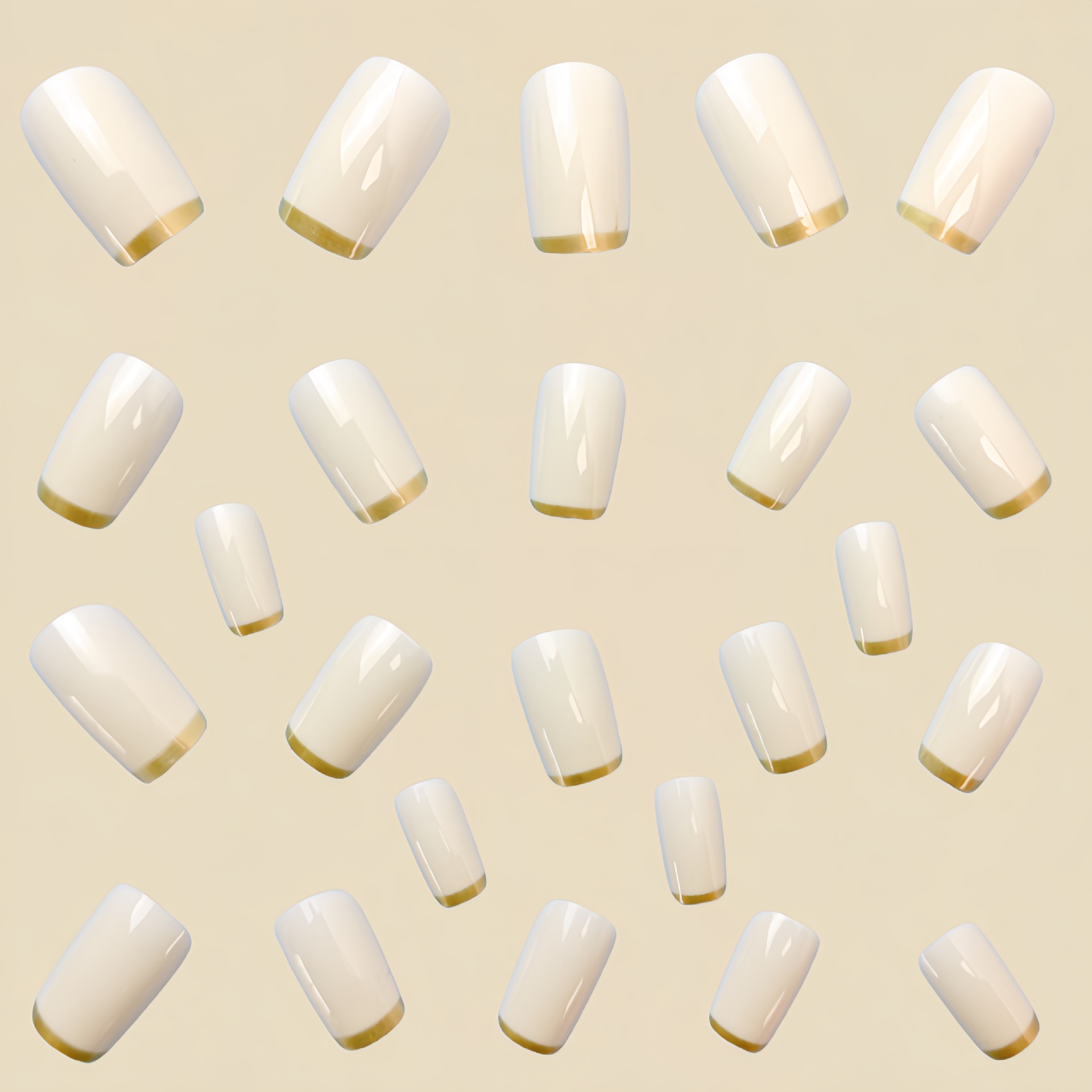 Medium fake nails for women Be - Press On Nail Set recension och pris