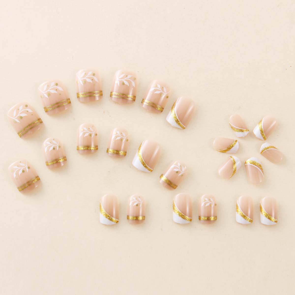 Short Medium fake nails for wo - Press On Nail Set recension och pris