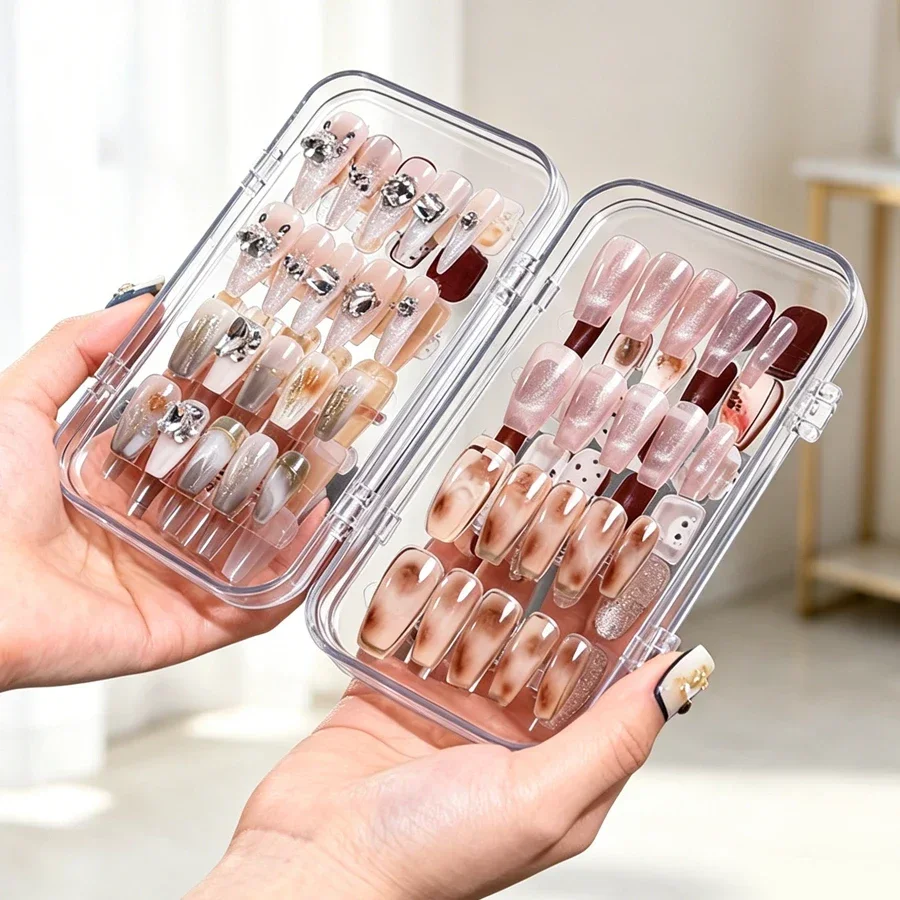 Clear Foldable Press On Nail S - Nail Art Simple recension och pris