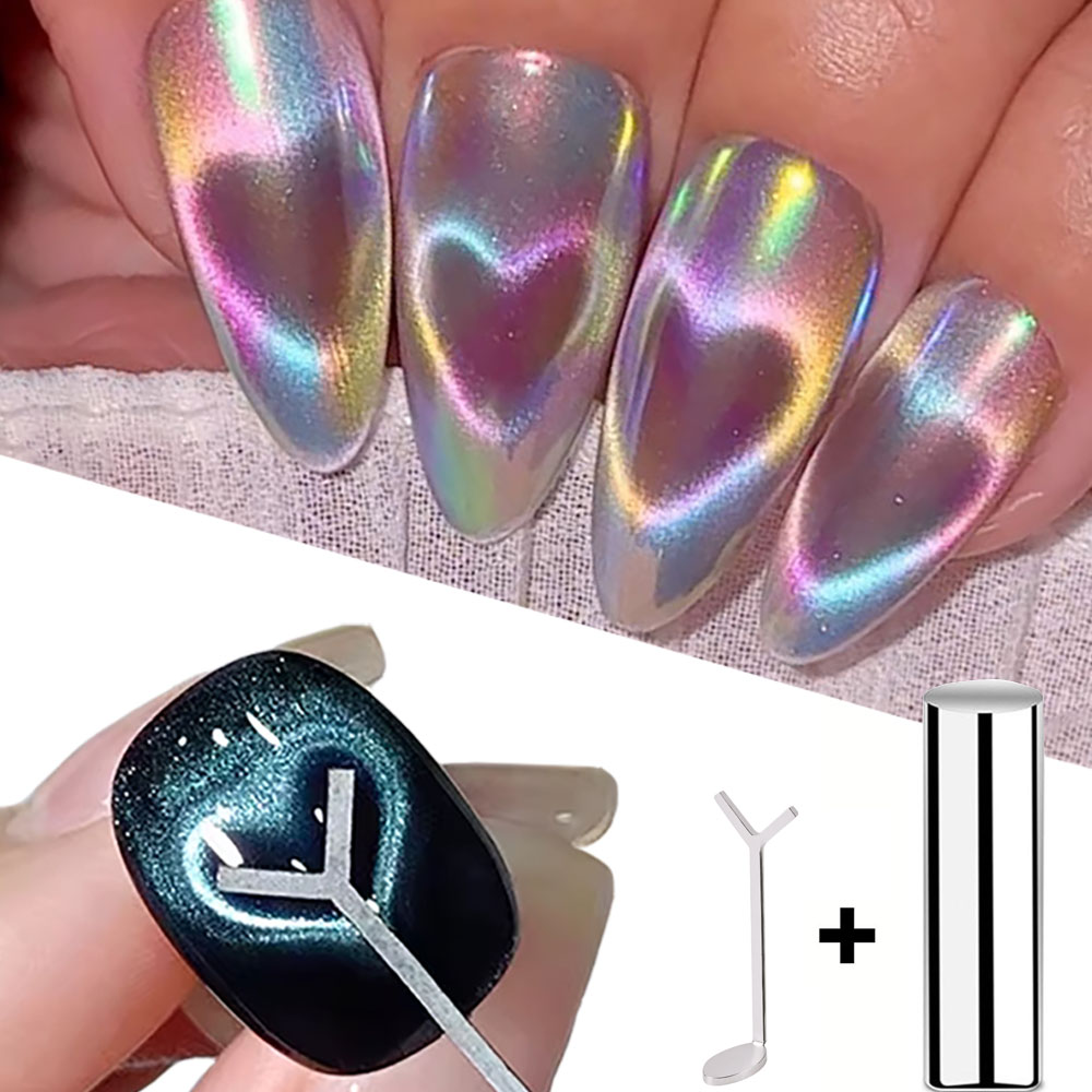 1/2/3/4pcs Y-Shaped Heart Cat  - Nail Gel Polish Set recension och pris