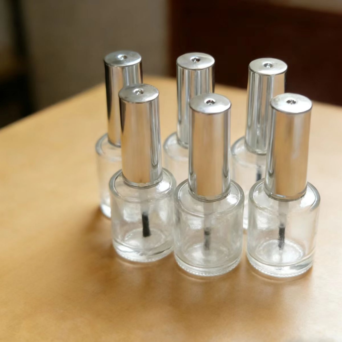 13ml 6 Pieces Clear Glass Nail - Nail Art Simple recension och pris
