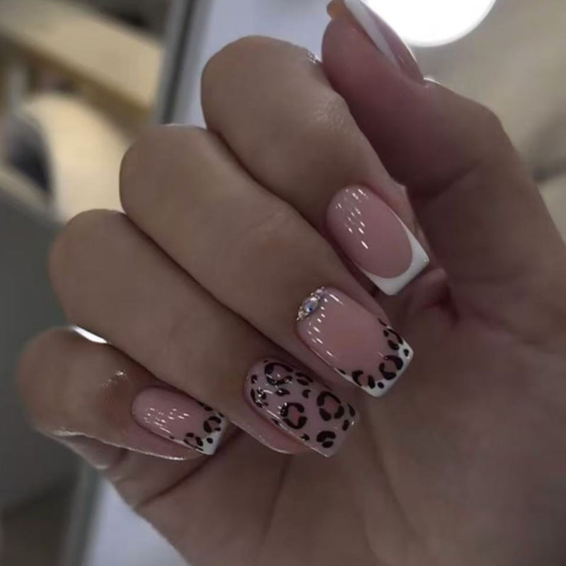24pcs Finished Fake Nails Fren - Nail Art Simple recension och pris