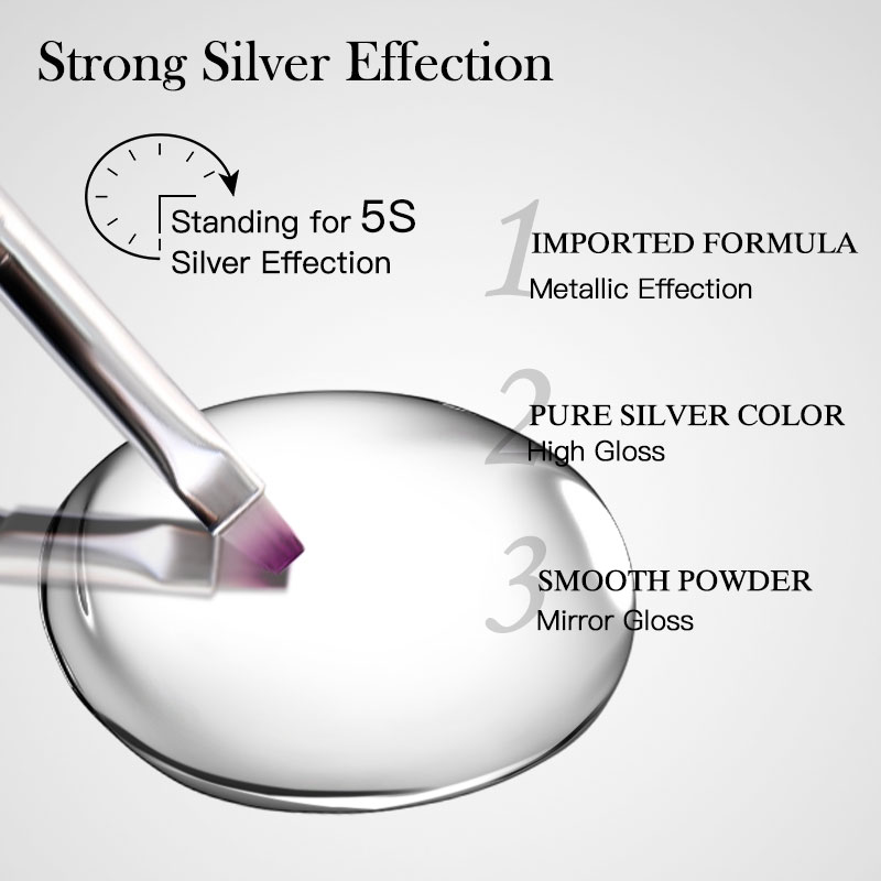 8ml Metal Painting Gel Nail Po - Nail Art Rose Gold recension och pris