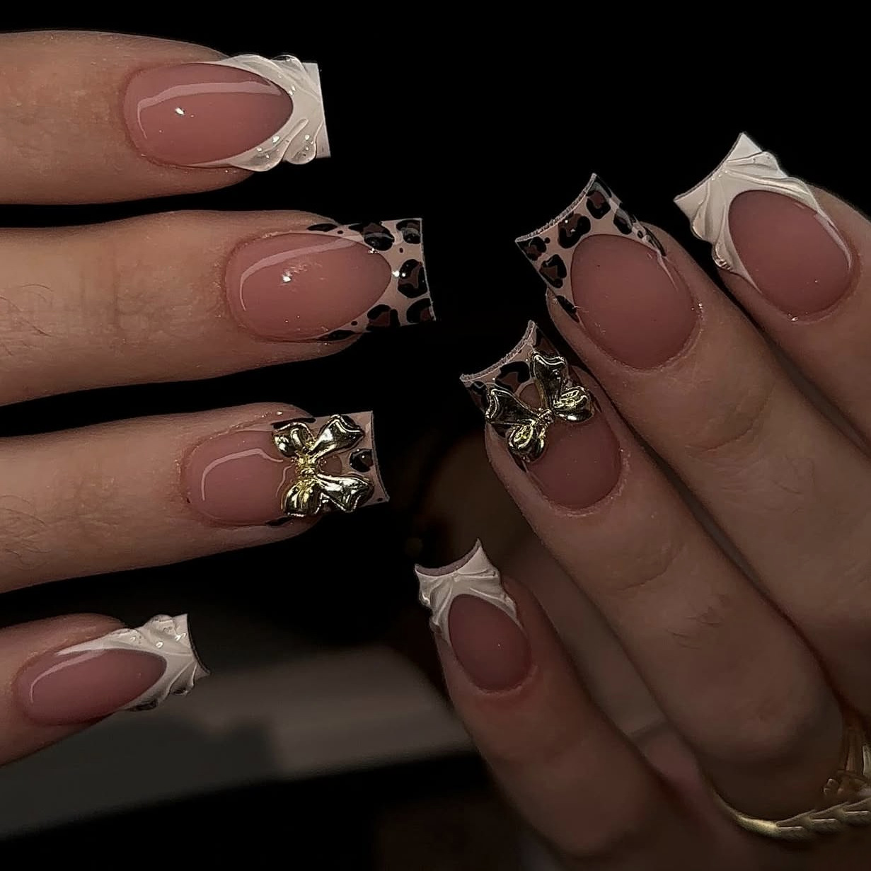 Short square fake nails for wo - Press On Nail Set recension och pris