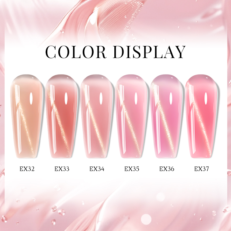 20ml Nude Pink Magnetic Cat Ey - Nail Art Extension Cat Eye recension och pris