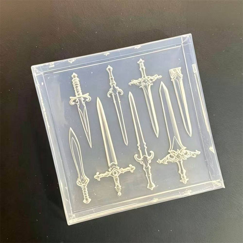 1Pc Mini Sword Nail Mold Medie - Nail Art Gothic recension och pris