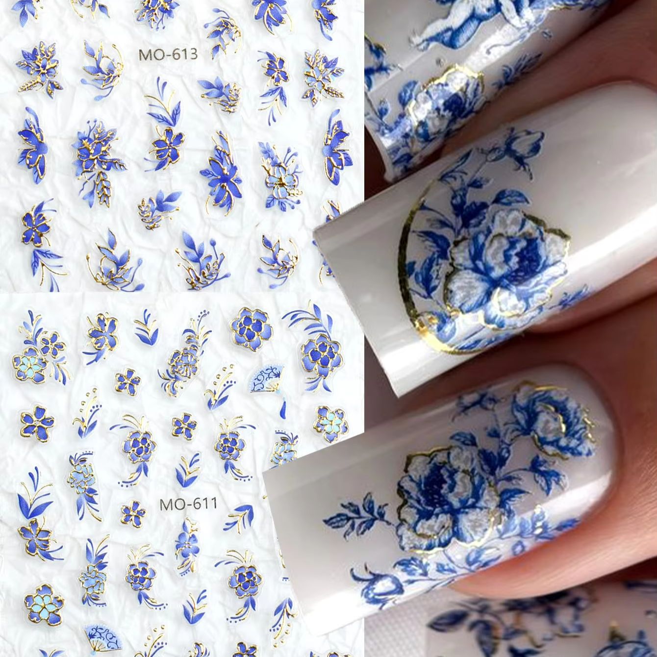 3D Flower Nail Stickers - Spri - Nail Art France recension och pris