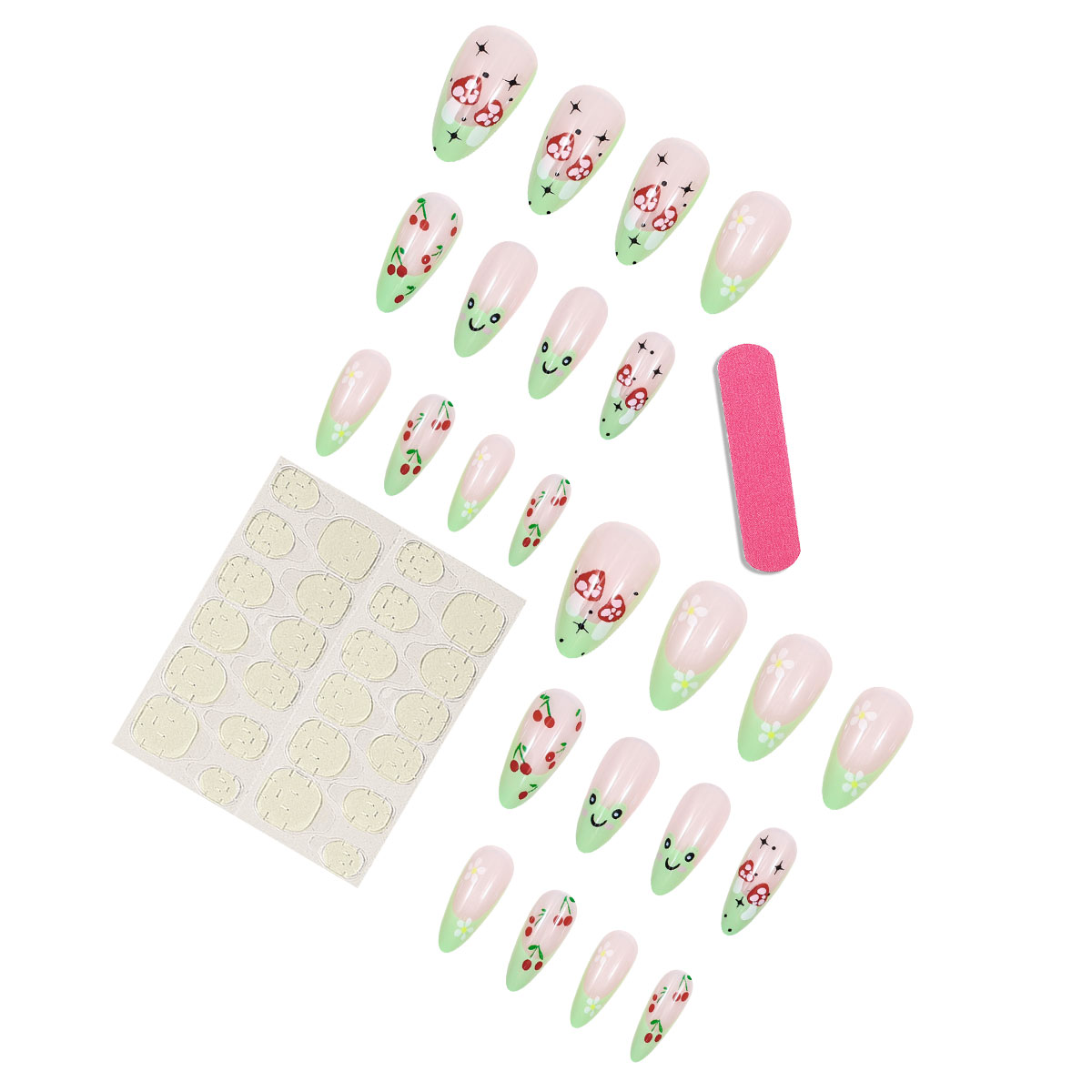 Lovely Cherry Press on Nails F - Press On Nail Set recension och pris