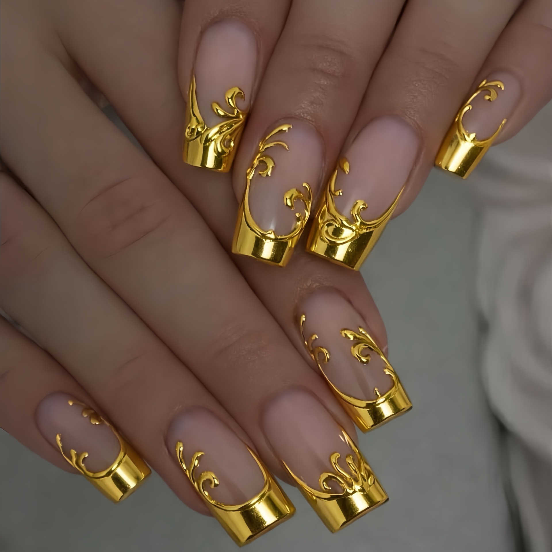 Medium Long Fake Nails for Wom - Press On Nail Set recension och pris